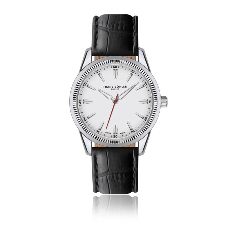 Tanay Silver Padded and stitched croco