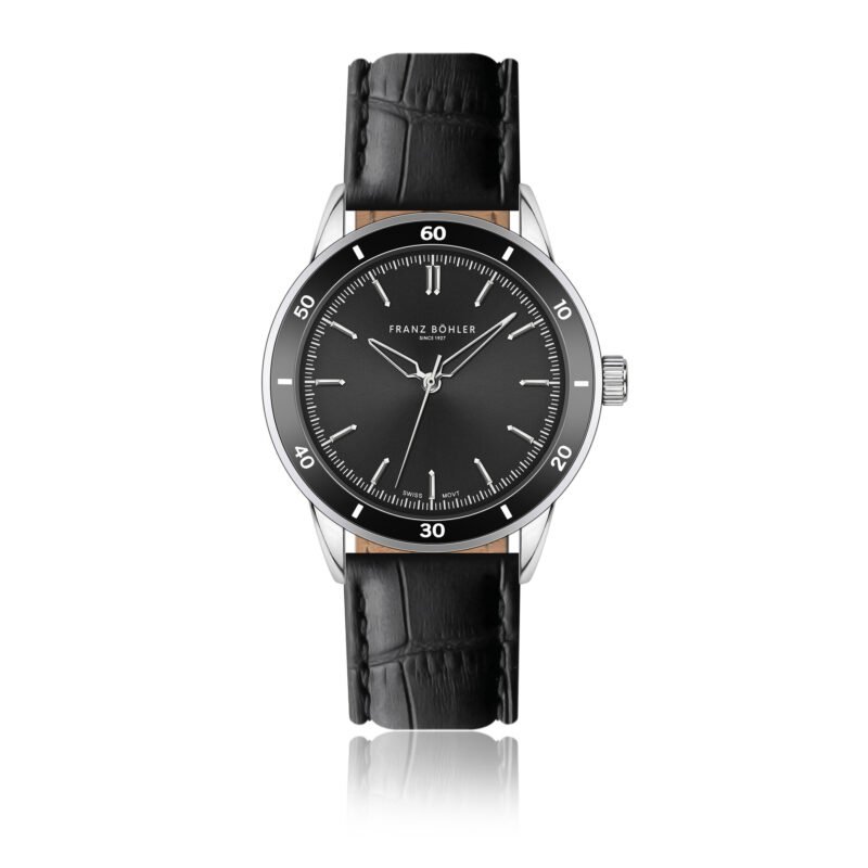 Katzensee Silver Padded and stitched croco