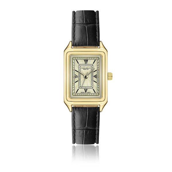 Sarner Gold Padded and stitched croco