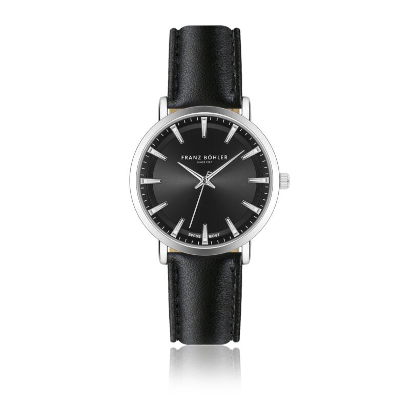Thun Silver Padded and stitched smooth